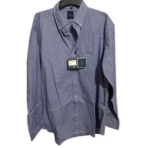 NWT Tailorbyrd Collection Long Sleeve Button Down Top Shirt XL